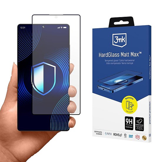 3mk HardGlass Matt Max - matt edzett üveg a Samsung Galaxy S25 Ultra készülékhez (3MK_5903108627108)