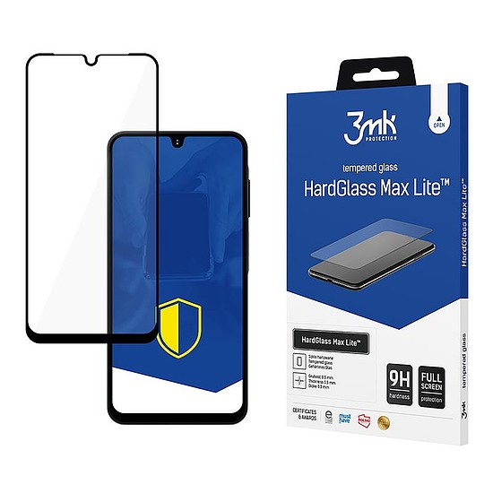 3mk HardGlass Max Lite - Edzett üveg Samsung Galaxy A16 4G/5G fekete készülékhez (3MK_5903108604635)