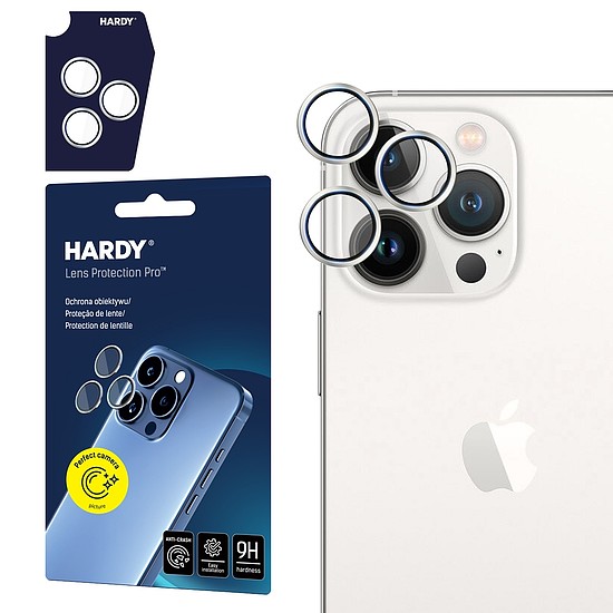 3mk HARDY lencsevédő Pro Glass Apple iPhone 15 Pro Maxhoz - fehér