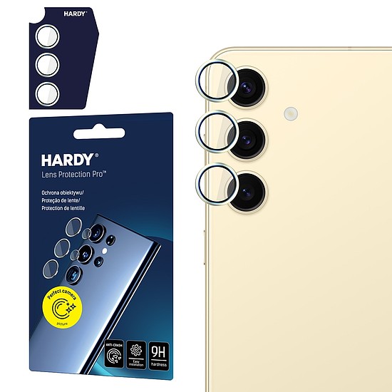 3mk HARDY lencsevédő Pro Samsung Galaxy S24-hez - sárga