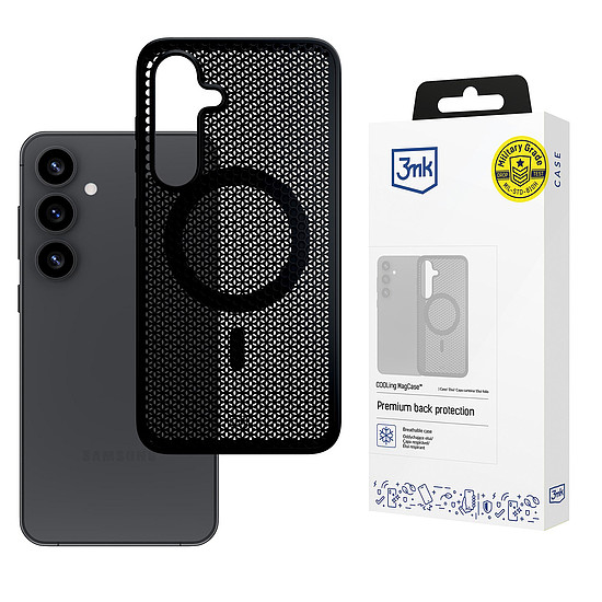 3mk HŰTŐ MagCase Samsung Galaxy S25+ készülékhez - fekete