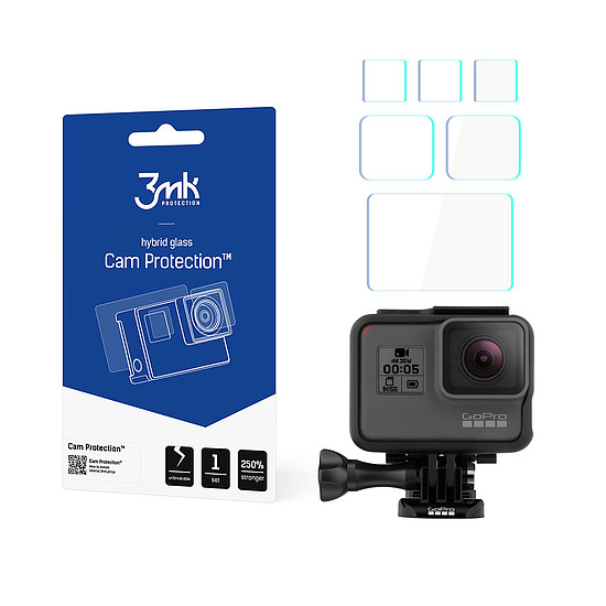 3mk kameravédő védőüveg GoPro Hero 5/6/7 kamerához