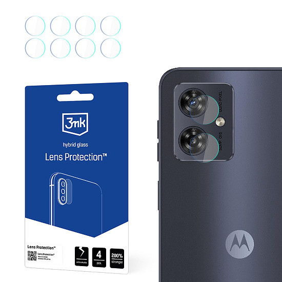 3mk lencsevédő hibrid kameralencse-üveg Motorola Moto G45 5G-hez
