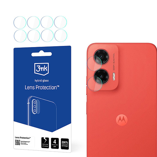 3mk lencsevédő hibrid kameraüveg Motorola Moto G35 5G-hez