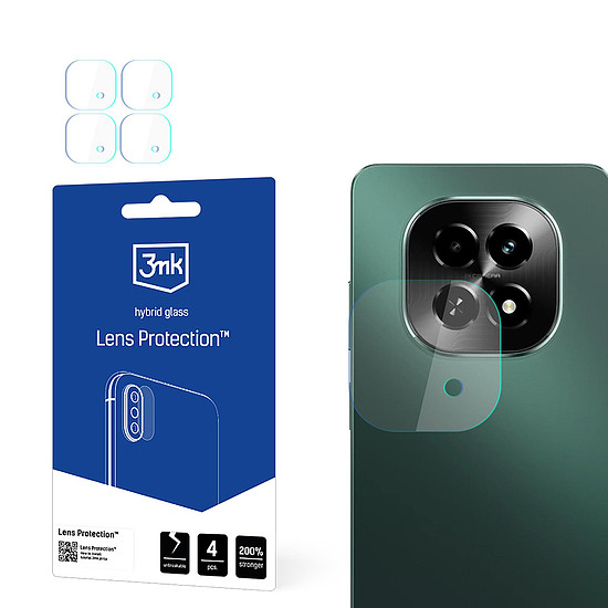 3mk lencsevédő hibrid kameraüveg Realme C63 5G-hez