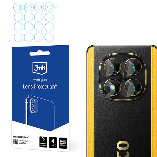 3mk lencsevédő kameraüveg Xiaomi Poco X7-hez