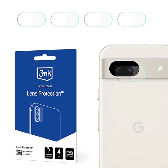 3mk Lens Protection hibrid kameraüveg a Google Pixel 8A 5G telefonhoz