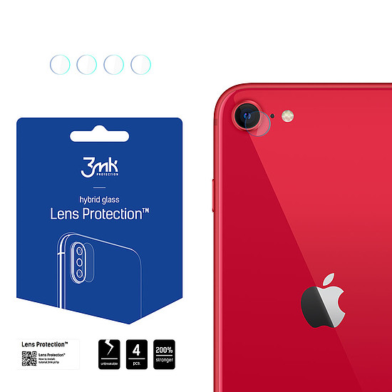 3mk Lens Protection hibrid kameraüveg iPhone SE 2020 / SE 2022 készülékekhez