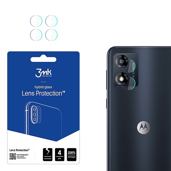 3mk Lens Protection hibrid kameraüveg Motorola Moto E13-hoz