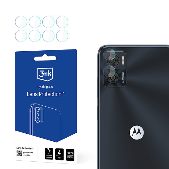 3mk Lens Protection hibrid kameraüveg Motorola Moto E22/E22i-hez