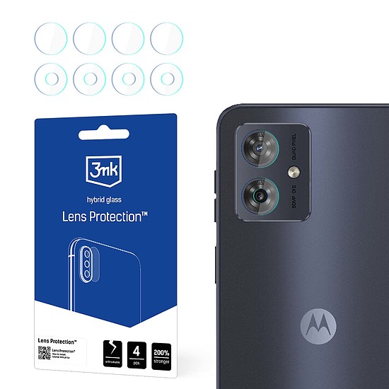 3mk Lens Protection hibrid kameraüveg Motorola Moto G04-ekhez