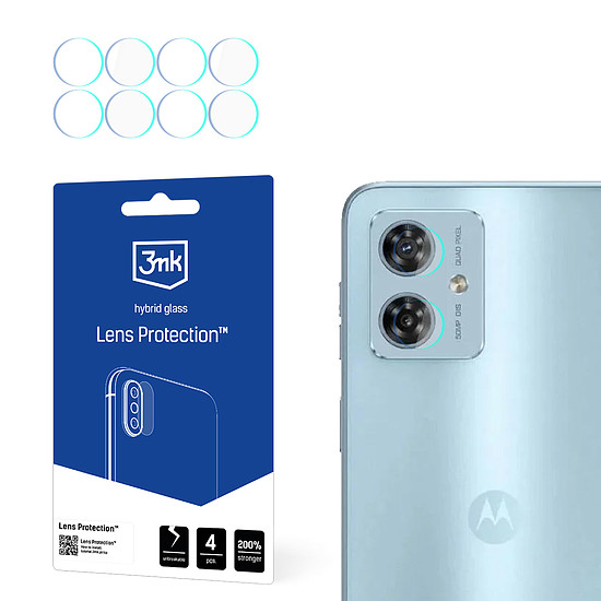 3mk Lens Protection hibrid kameraüveg Motorola Moto G54-hez