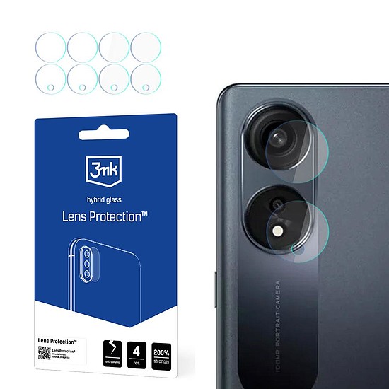 3mk Lens Protection hibrid kameraüveg Oppo A1 5G-hez