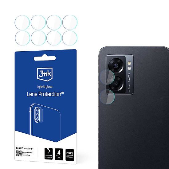 3mk Lens Protection hibrid kameraüveg Oppo A77 5G-hez