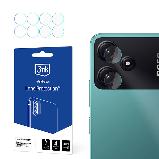 3mk Lens Protection hibrid kameraüveg Poco M6 Pro 5G-hez