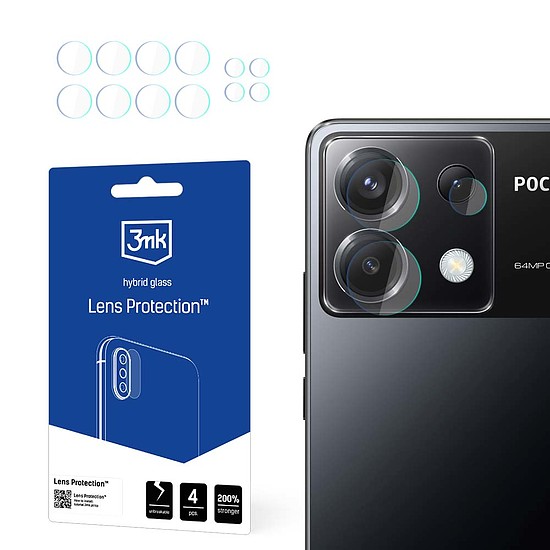 3mk Lens Protection hibrid kameraüveg Poco X6 5G-hez
