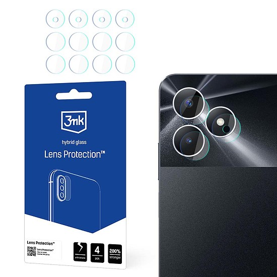 3mk Lens Protection hibrid kameraüveg Realme Note 50-hez