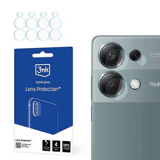 3mk Lens Protection hibrid kameraüveg Redmi Note 13 Pro 4G-hez