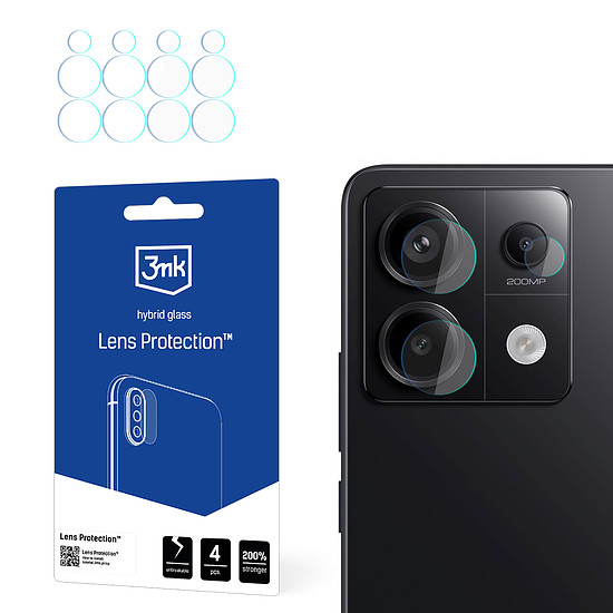 3mk Lens Protection hibrid kameraüveg Redmi Note 13 Pro készülékhez