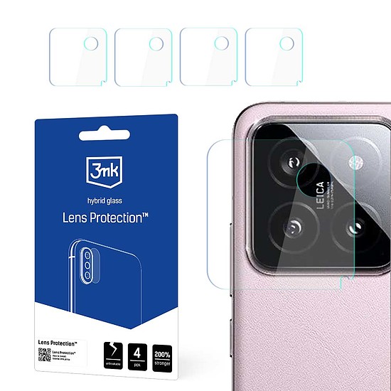 3mk Lens Protection hibrid kameraüveg Xiaomi 14-hez