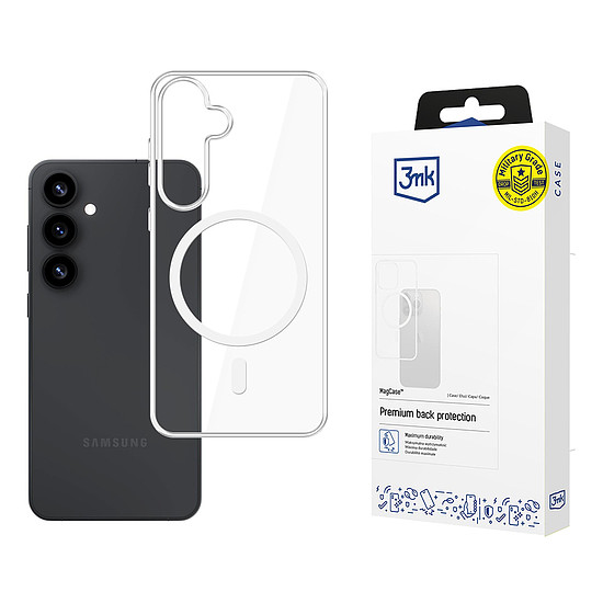 3mk MagCase Samsung Galaxy S25-höz - átlátszó