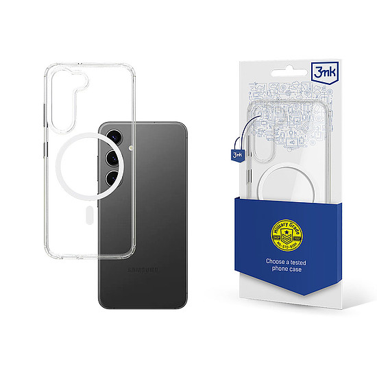 3mk MagCase tok mágneses modullal Samsung Galaxy S23+-hoz - átlátszó