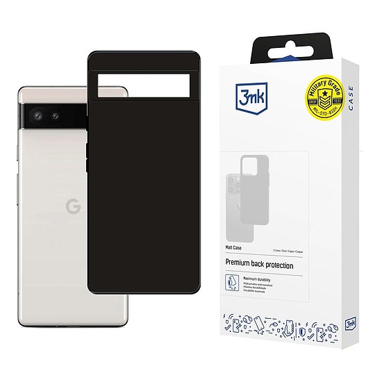 3mk matt tok Google Pixel 7 5G telefonhoz - fekete