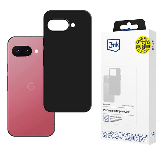 3mk matt tok Google Pixel 9A-hoz - fekete