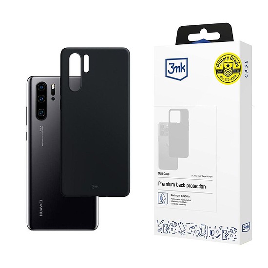 3mk matt tok Huawei P30 Pro készülékhez - fekete