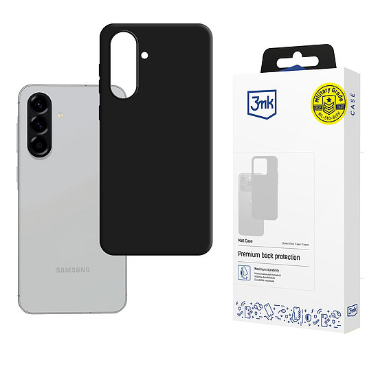 3mk matt tok Samsung Galaxy A36 5G-hez - fekete