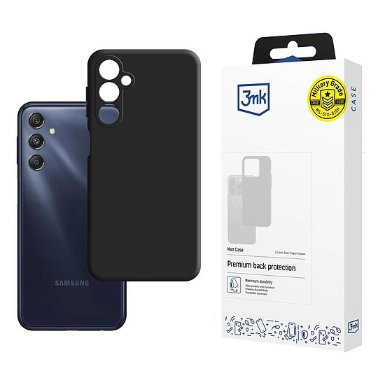 3mk matt tok Samsung Galaxy M34 5G-hez - fekete