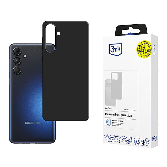 3mk matt tok Samsung Galaxy M55-höz - fekete