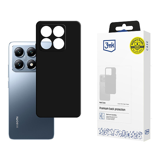 3mk matt tok Xiaomi 14T-hez - fekete