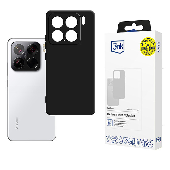 3mk matt tok Xiaomi 15-höz - fekete