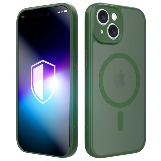 3mk Misty MagCase iPhone 14-hez - zöld