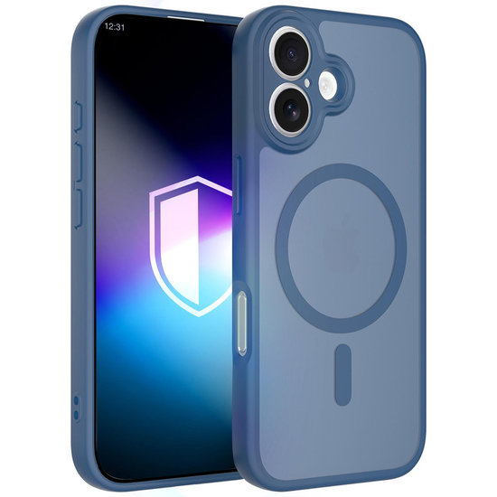 3mk Misty MagCase iPhone 16-hoz - kék