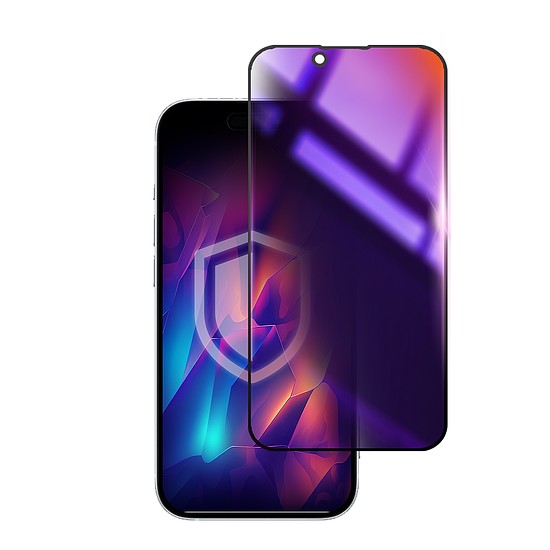 3mk Rainbow Privacy edzett üveg Apple iPhone 16e készülékhez