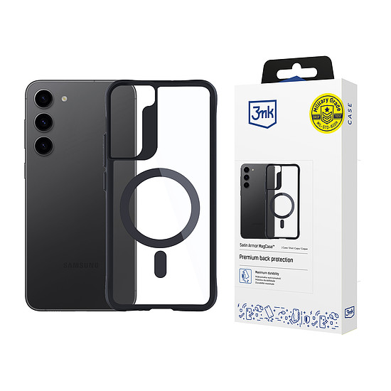 3mk Satin Armor MagCase Samsung Galaxy S23 5G-hez - Átlátszó