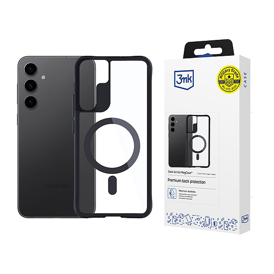 3mk Satin Armor MagCase Samsung Galaxy S24-hez - Átlátszó