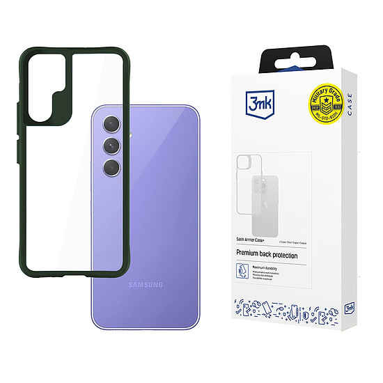 3mk Satin Armor tok+ Samsung Galaxy A54 5G-hez - zöld