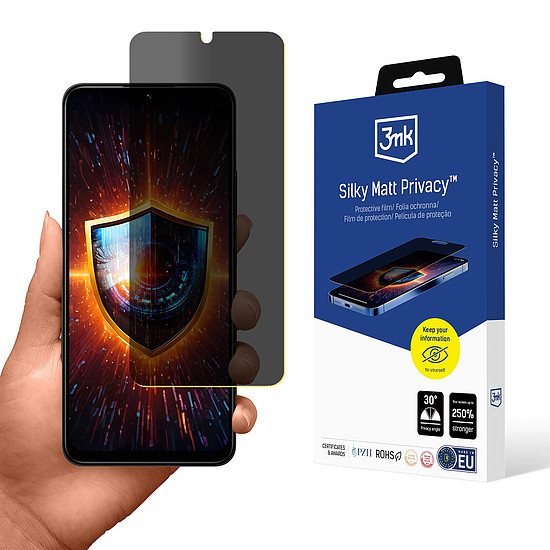 3mk Silky Matt Adatvédelmi Fólia Xiaomi Redmi 14C / POCO C75 / Redmi A4 5G készülékhez