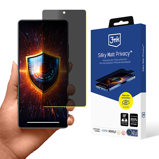 3mk Silky Matt Adatvédelmi Fólia Xiaomi Redmi Note 13 Pro 4G készülékhez