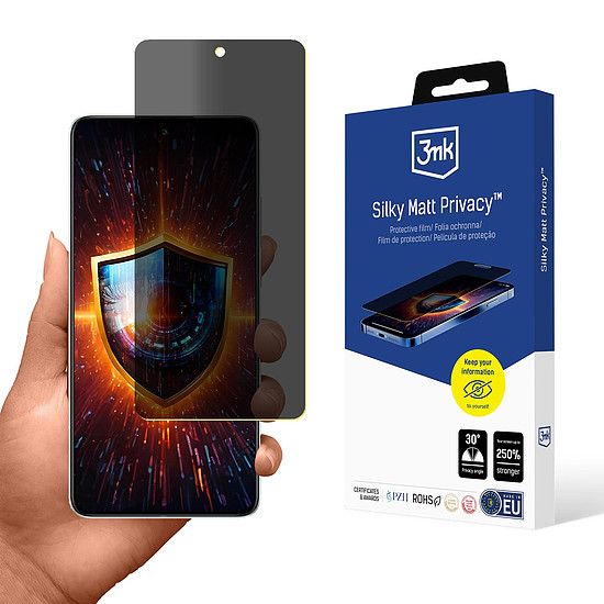 3mk Silky Matt Privacy képernyővédő fólia OnePlus Nord CE 4 készülékhez