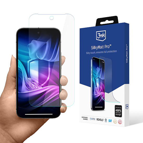 3mk Silky Matt Pro képernyővédő fólia Google Pixel 9A-hoz