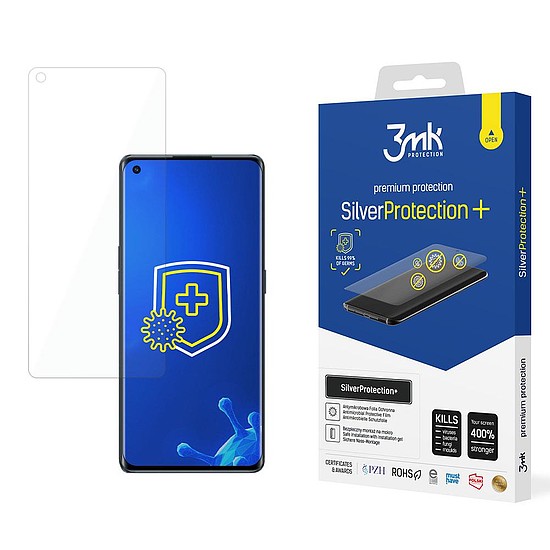 3MK Silver Protect + Oppo Reno 6 Pro + 5G PENM00 nedvesen szerelhető antimikrobiális folia