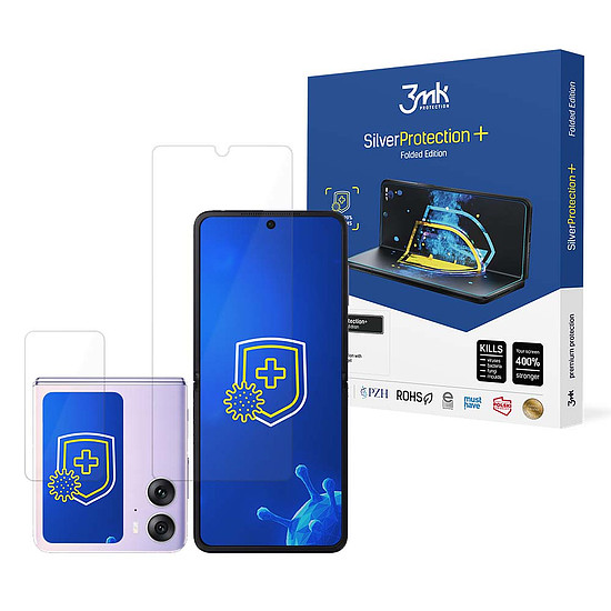 3mk SilverProtection+ Hajtogatott Kiadású Védőfólia Oppo Find N2 Fliphez