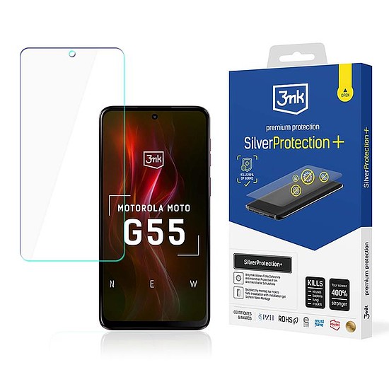3mk SilverProtection+ - védőfólia Motorola Moto G55 5G készülékhez (3MK_5903108608732)