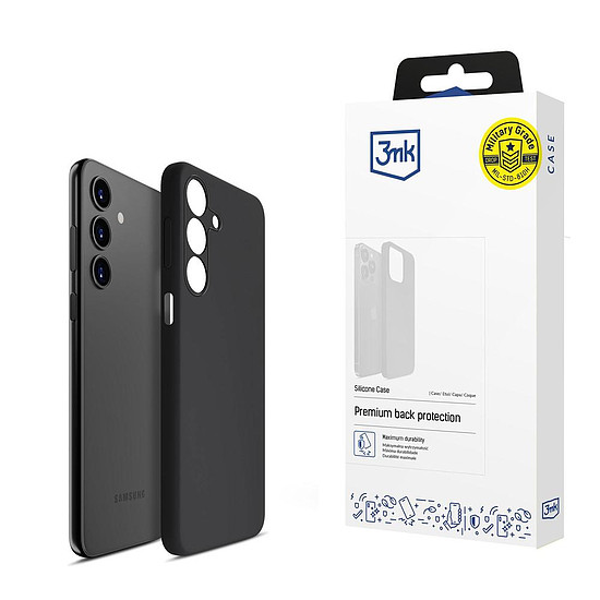 3mk szilikon tok Samsung Galaxy A15 5G-hez - fekete