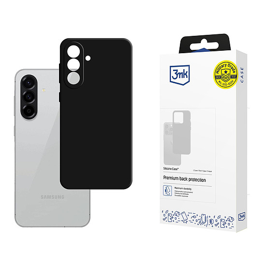 3mk szilikon tok Samsung Galaxy A56 5G-hez - fekete