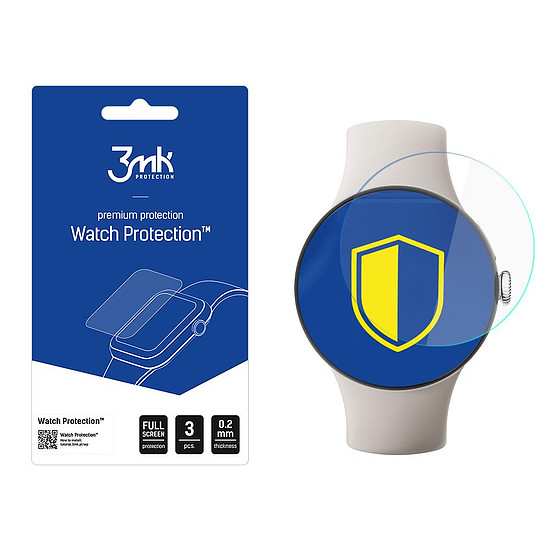 3mk Watch Protection ARC képernyővédő fólia Google Pixel Watch 3-hoz